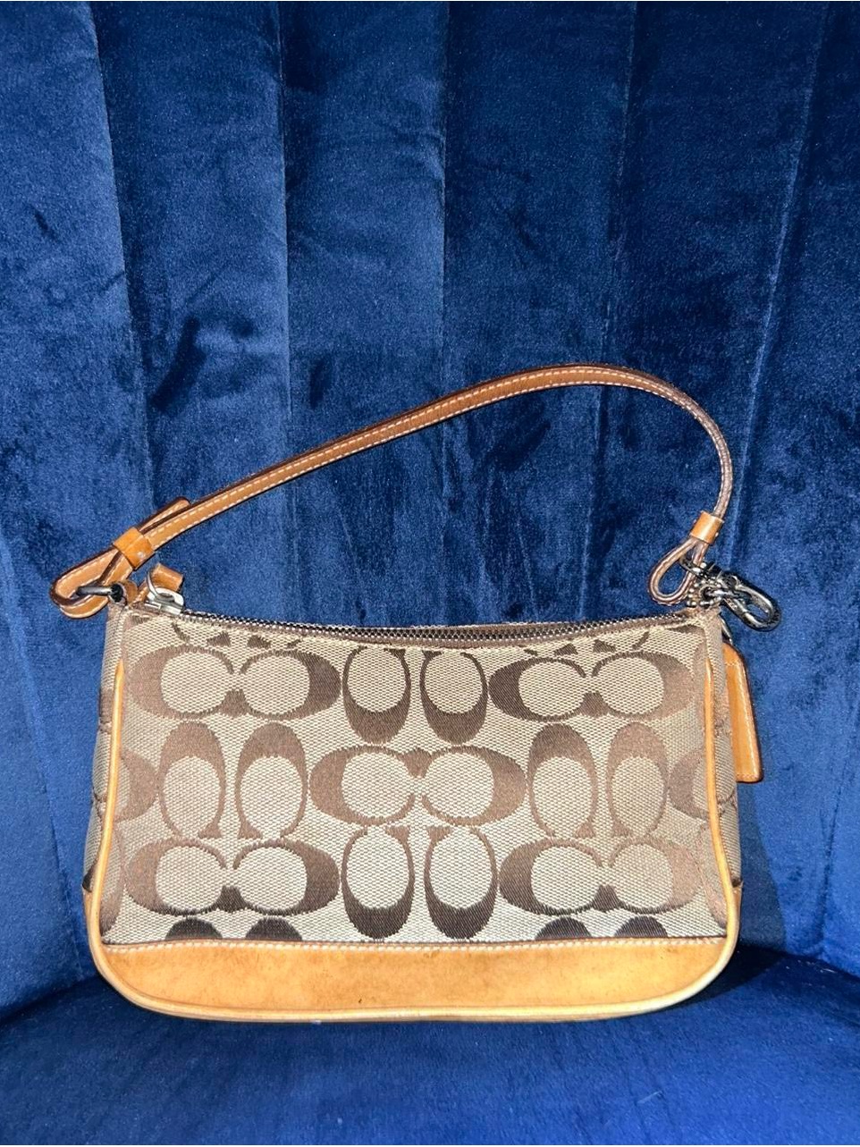 Vintage Coach Mini Demi Canvas Bag